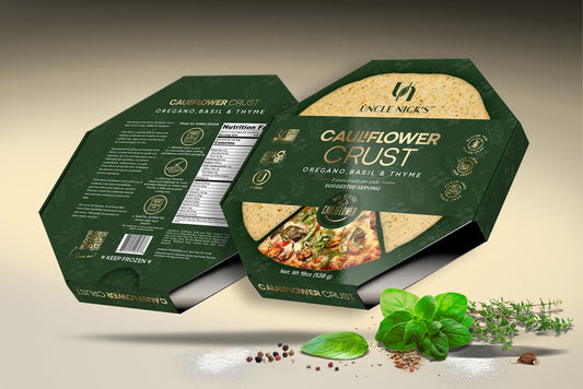 Cauliflower Crust - Oregano Basil and Thyme - Wholesale Case (12, two-packs)