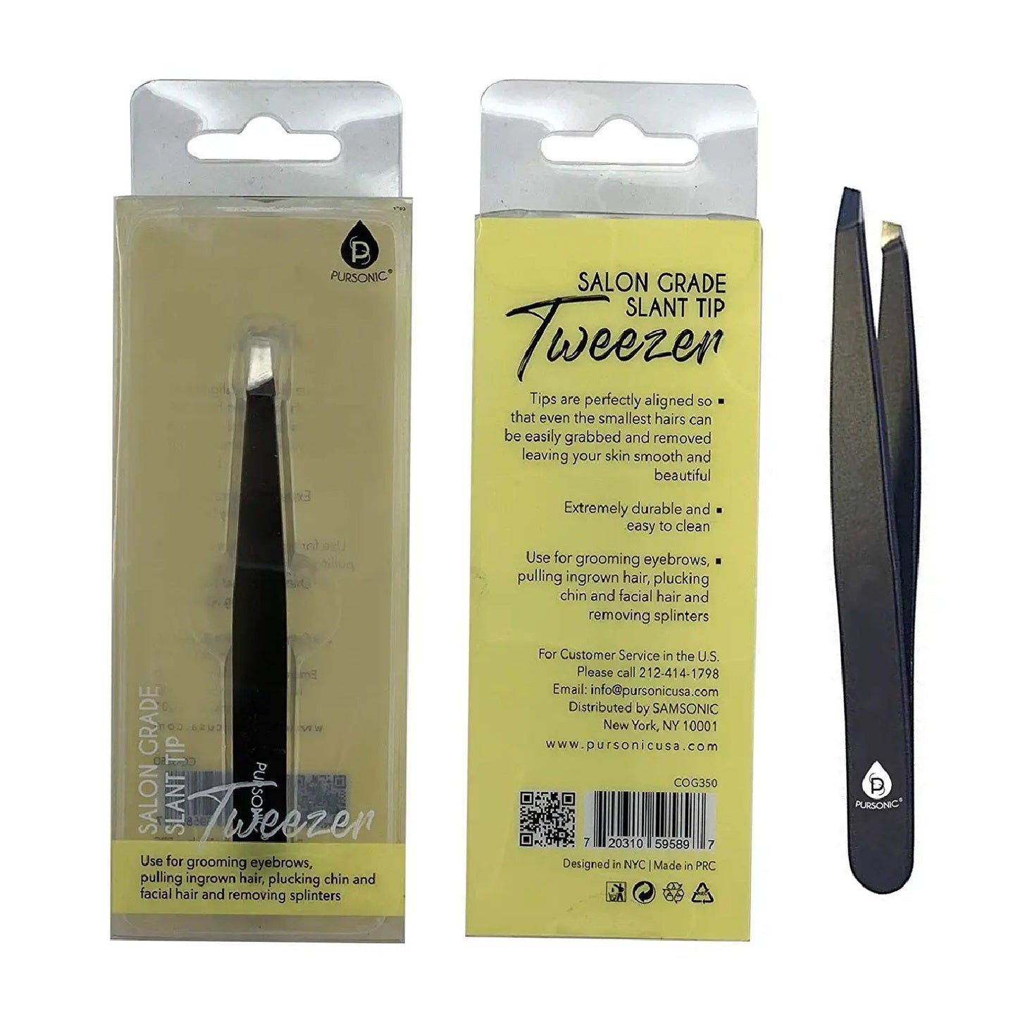 Salon Grade Slant Tip Tweezer