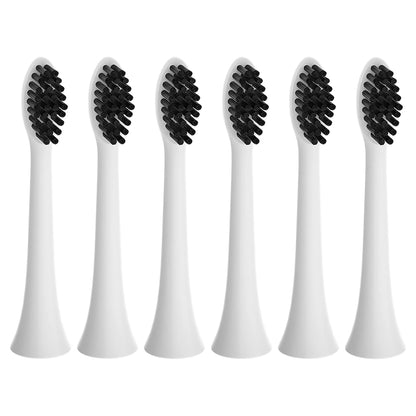 Pursonic Replacement Toothbrush Heads Charcoal Infused Bristles, Compatible with Philips Sonicare Electric Toothbrush Handles - Pack