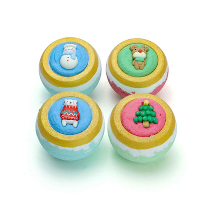 Happy Holidays Aromatherapy Bath Bombs