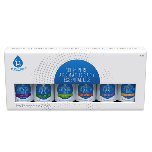 6 Pack of 100% Pure Essential Aromatherapy Oils