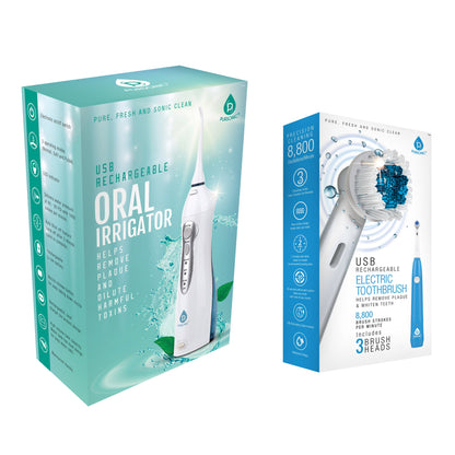 Pursonic USB Portable Electric Toothbrush & Oral Irrigator