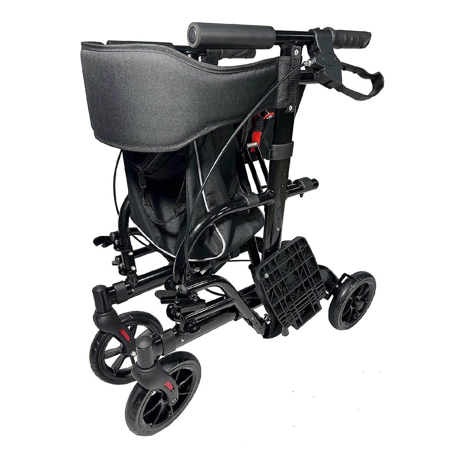 2 IN 1 Rolling Rollator Walker