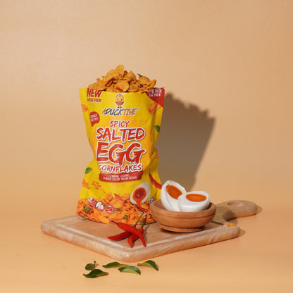 SALTED EGG CORNFLAKE CHIP - CRUNCHY SAVORY SNACK