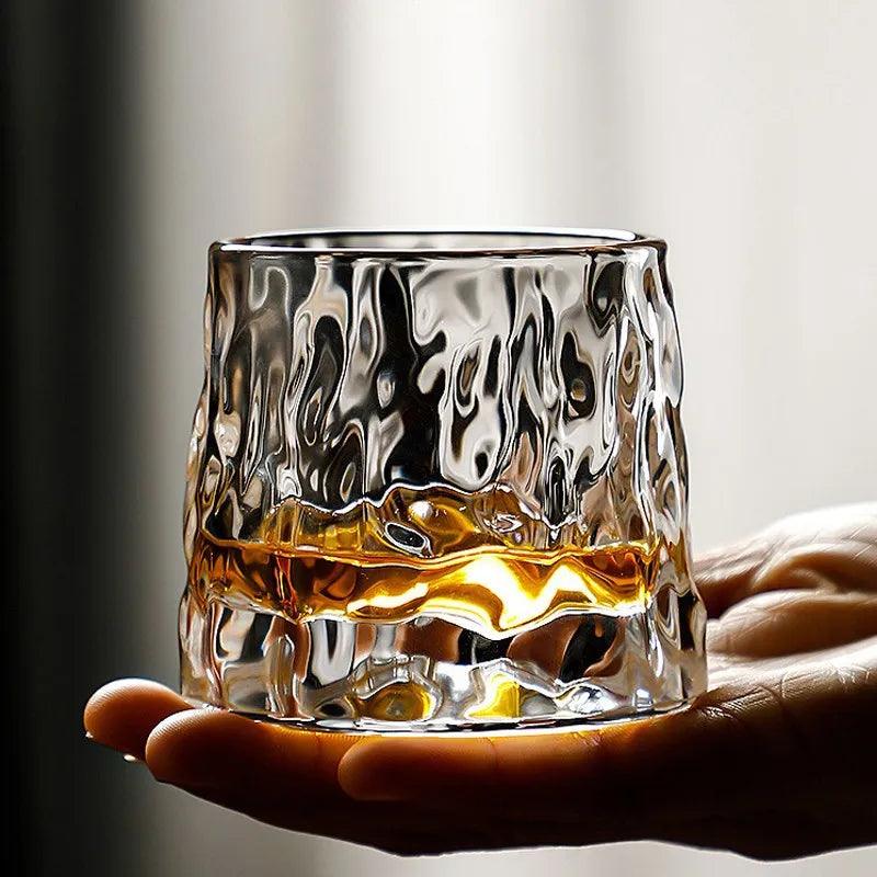 Sculpted Elegance: Designer Whiskey Glass Collection