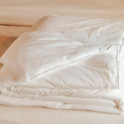 Mulberry Silk-filled Duvet Insert with Luxe Cotton Shell