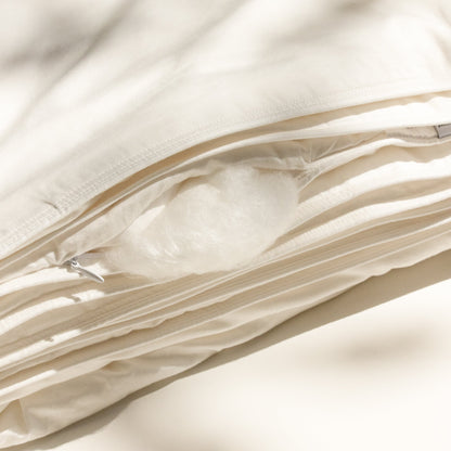 Mulberry Silk-filled Duvet Insert with Organic Cotton Shell