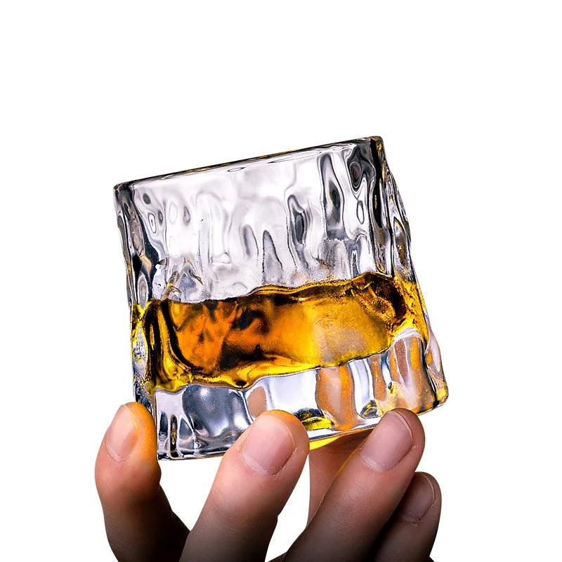 Sculpted Elegance: Designer Whiskey Glass Collection