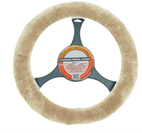 Luxury Fleece Steering Wheel Cover