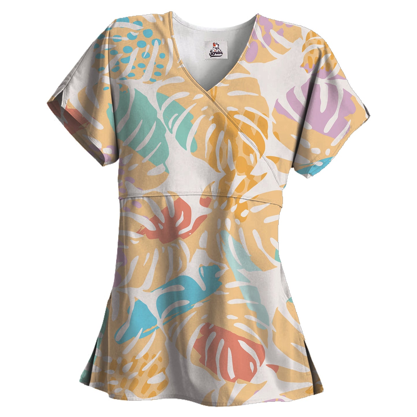 Rainforest Collection Mock Wrap Top