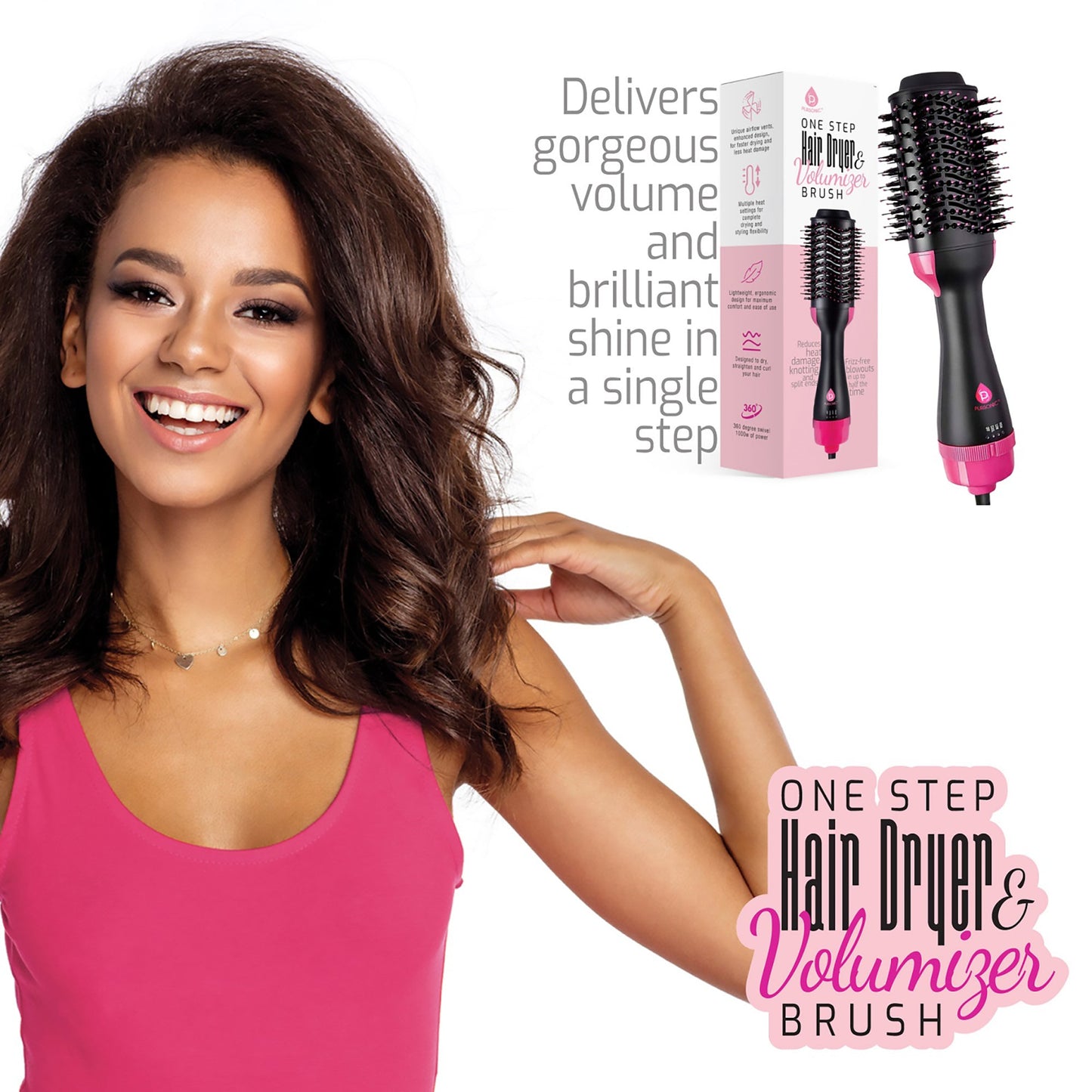 One Step Hair Dryer & Volumizer Brush