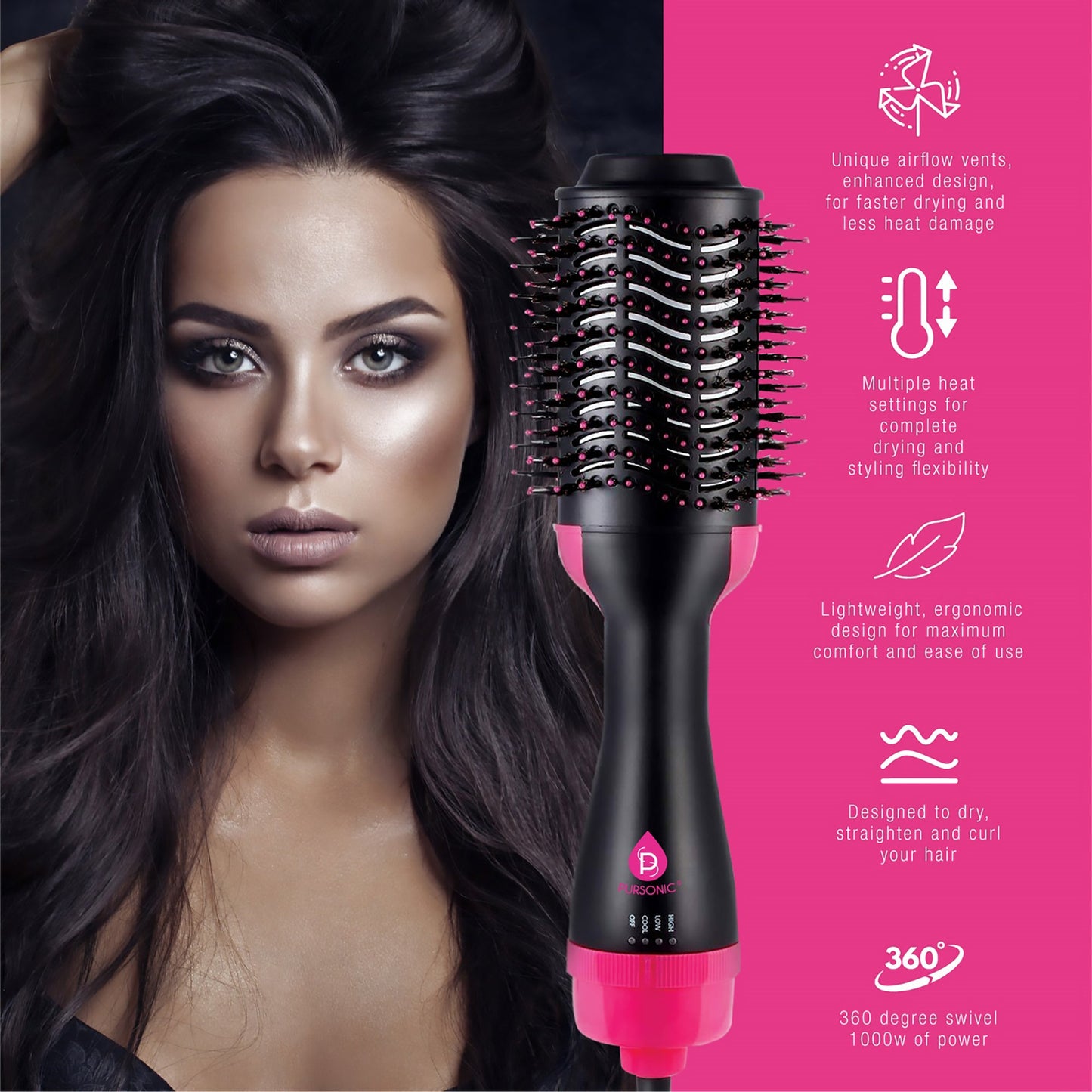 One Step Hair Dryer & Volumizer Brush