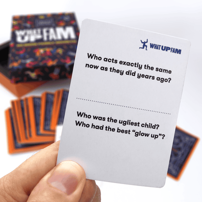 Truth or Drink: What Up Fam | Family Secrets Card Game by Cut