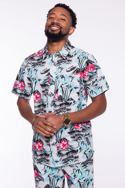 Talon | Printed Linen Shirt