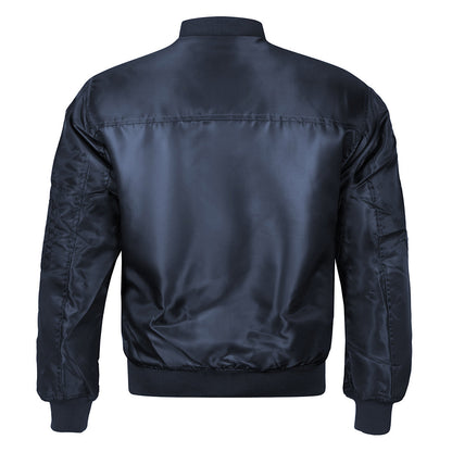 Midnight Blue Valor Bomber Jacket