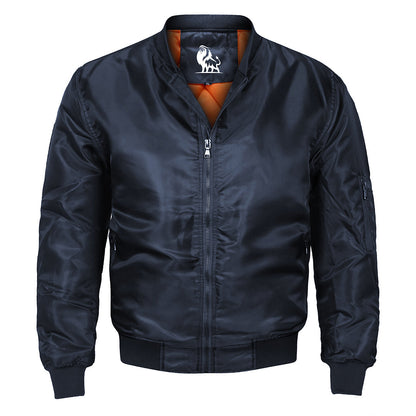 Midnight Blue Valor Bomber Jacket