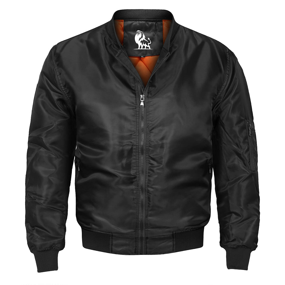 Black Valor Bomber Jacket