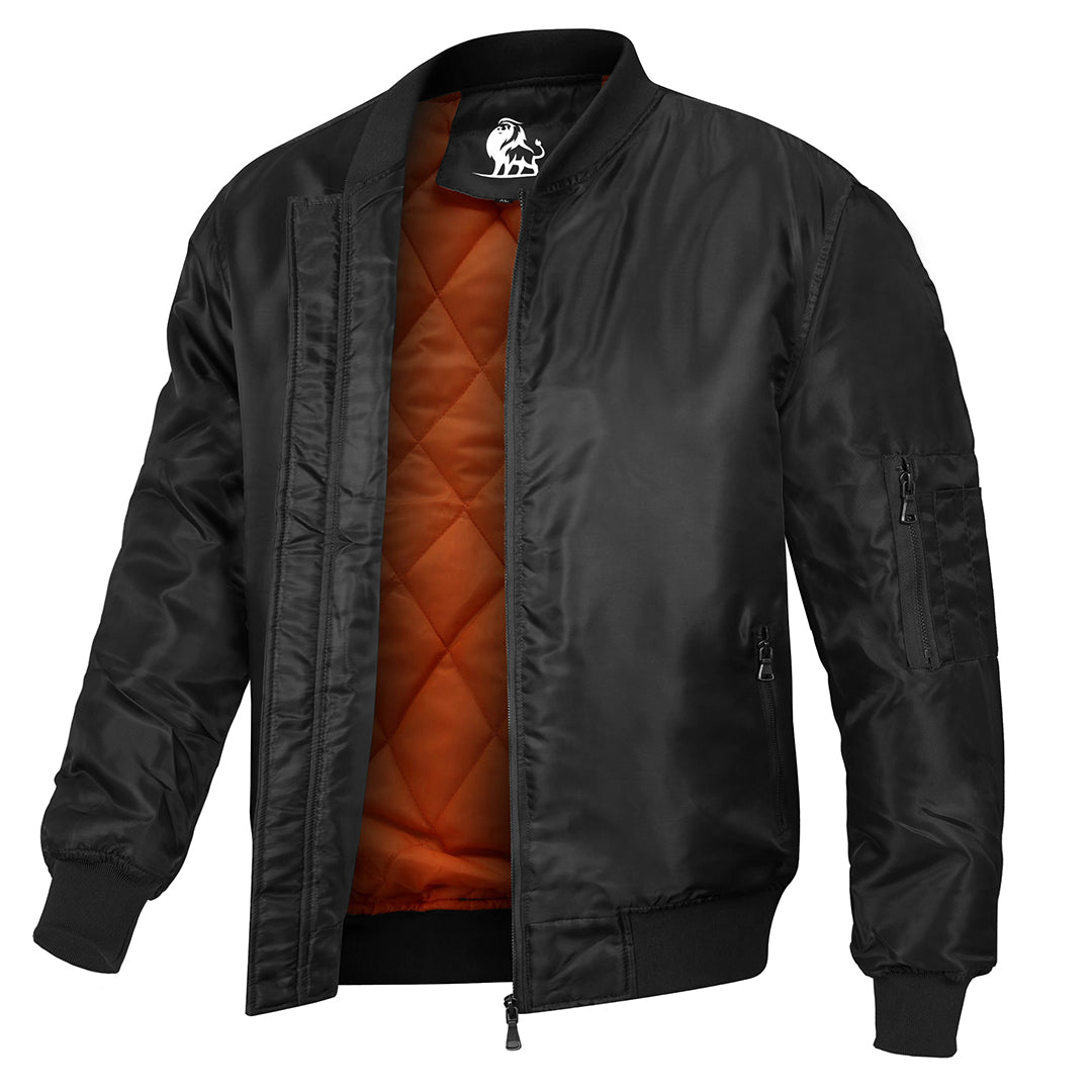 Black Valor Bomber Jacket