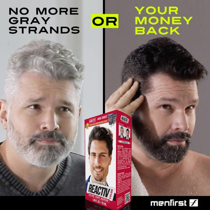 Menfirst - Reactiv Semi-Permanent Instant Hair Dye for Men - 1 Pack - 1.69 Oz Each