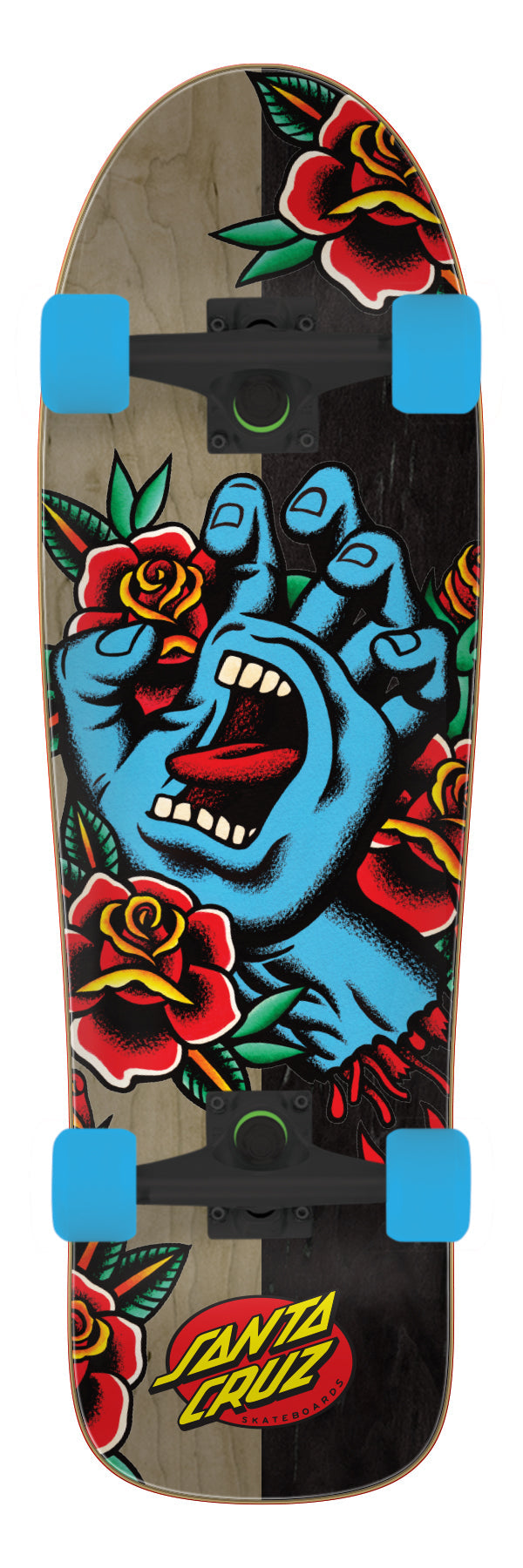 Santa Cruz Screaming Hand Flash Cruiser 9.7 x 31.7 Skateboard Complete