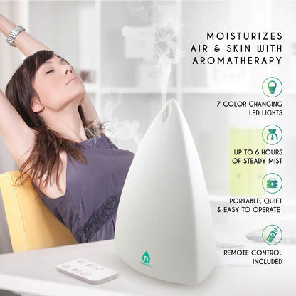 Pursonic Aromatherapy Diffuser & Essential Oil Set -Ultrasonic Top 3 Oils