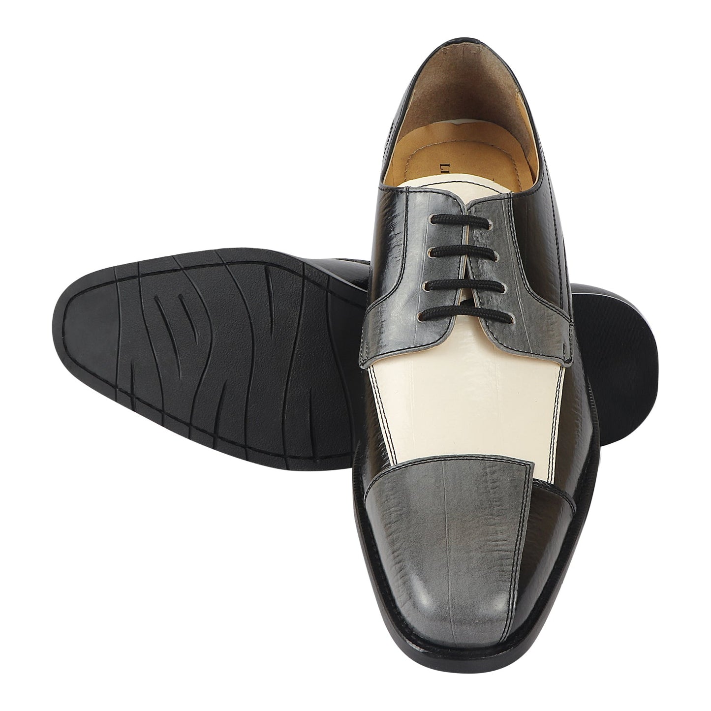 Alpha Leather Oxford Style Dress Shoes