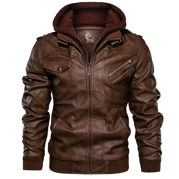 Brown Salvador Leather Jacket