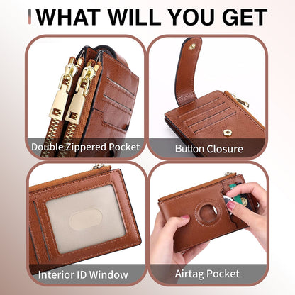 Women's AirTag Wallet : Deluxe Smart VN300