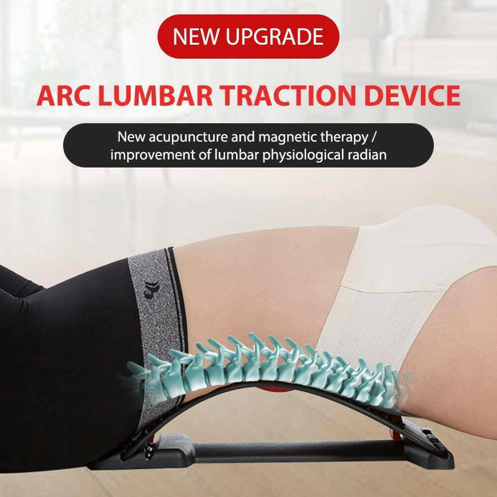 Back Massage Stretcher  Neck Waist Pain Relief Fitness Equipment