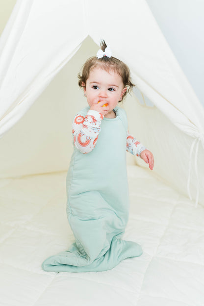 Sage Brush Bamboo Sleeper Suit - Closed Feet