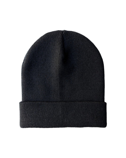 HAAKWEAR Traditional Silent Cuffed Beanie, Midnight Black