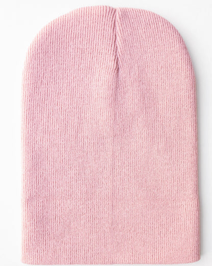 HAAKWEAR Traditional Silent Cuffed Beanie, Pearl Pink