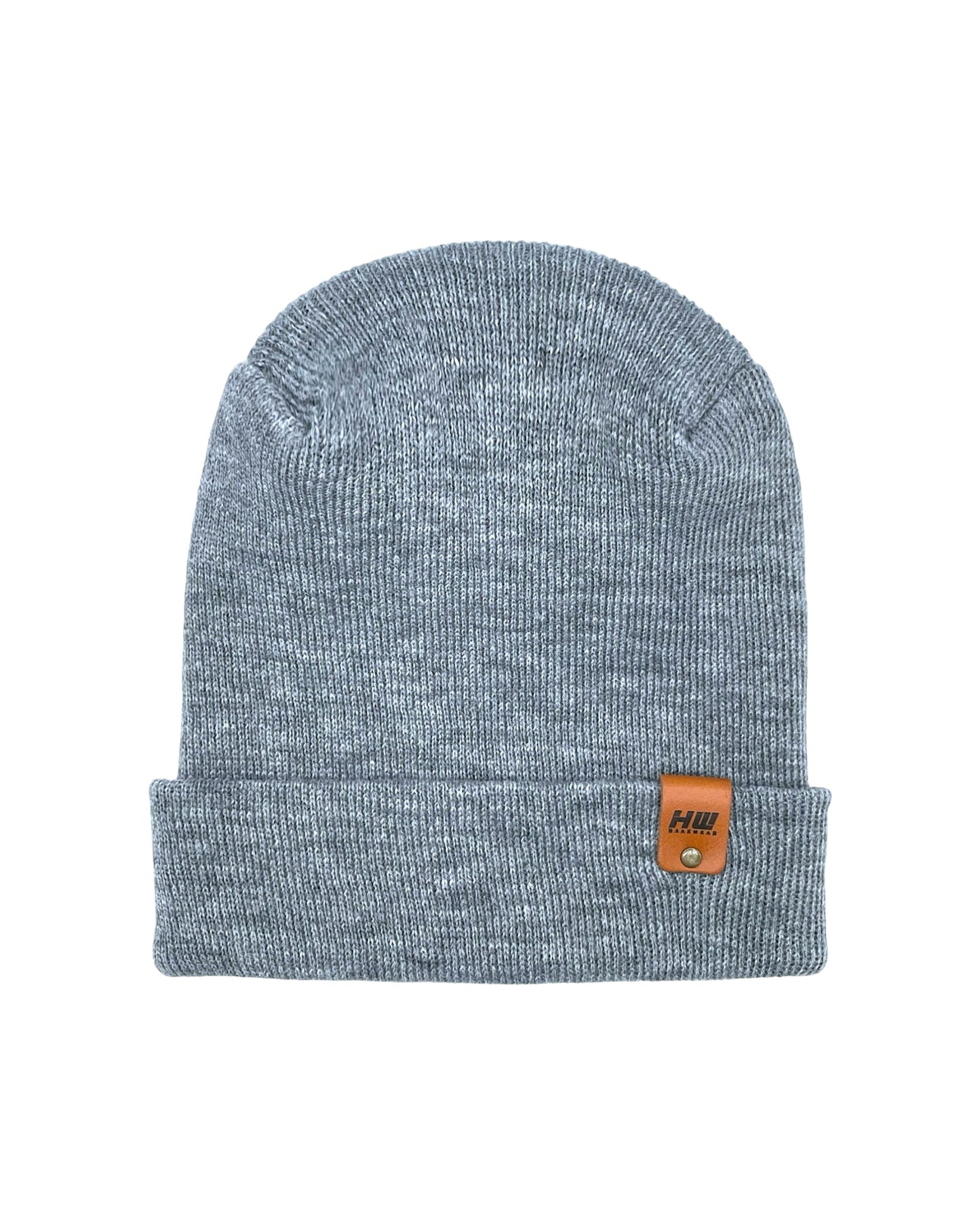 NEW HAAKWEAR Theta-Stitch Cuffed Beanie - Designed and Made in USA (Patent Pending Design) - Koala Gray