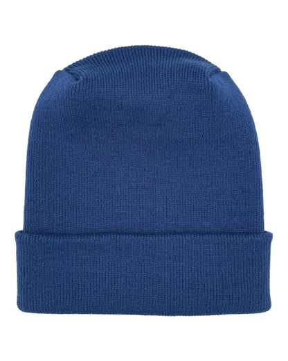 NEW HAAKWEAR Theta-Stitch Cuffed Beanie - Designed and Made in USA (Patent Pending Design) -  Sapphire Blue