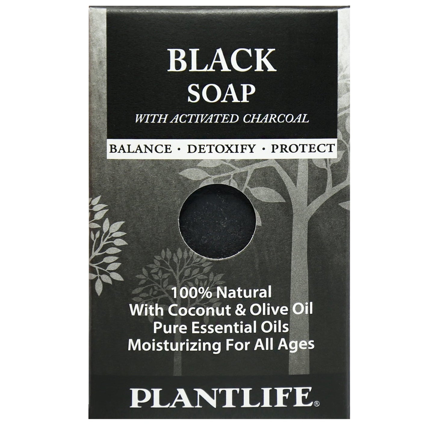 Black Travel Size Bar Soap