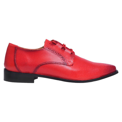 Blacktown Genuine Leather Oxford Style Lace-Up Dress Shoes For Men