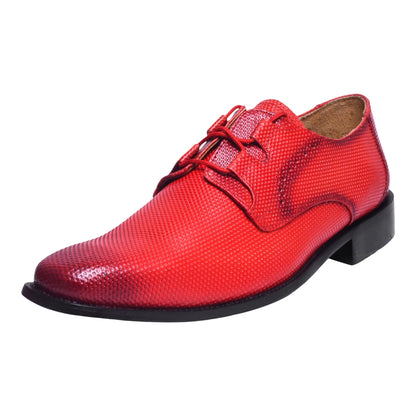 Blacktown Genuine Leather Oxford Style Lace-Up Dress Shoes For Men