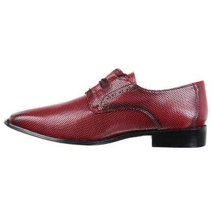 Blacktown Genuine Leather Oxford Style Lace-Up Dress Shoes For Men