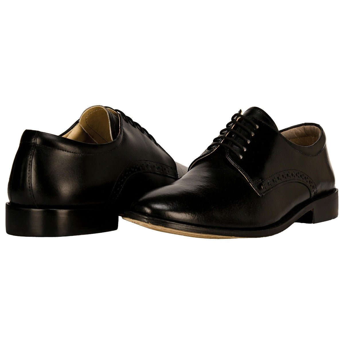 Boseman Genuine Leather Derby Style Dress Shoes For Men