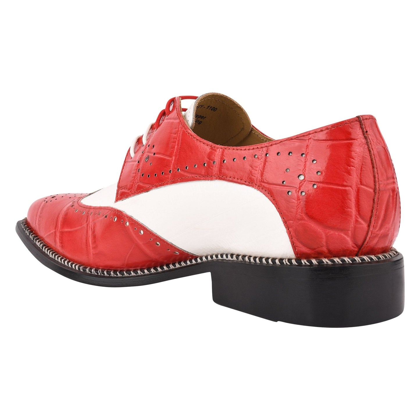 Boyka Leather Red Bottom Oxford Style Dress Shoes