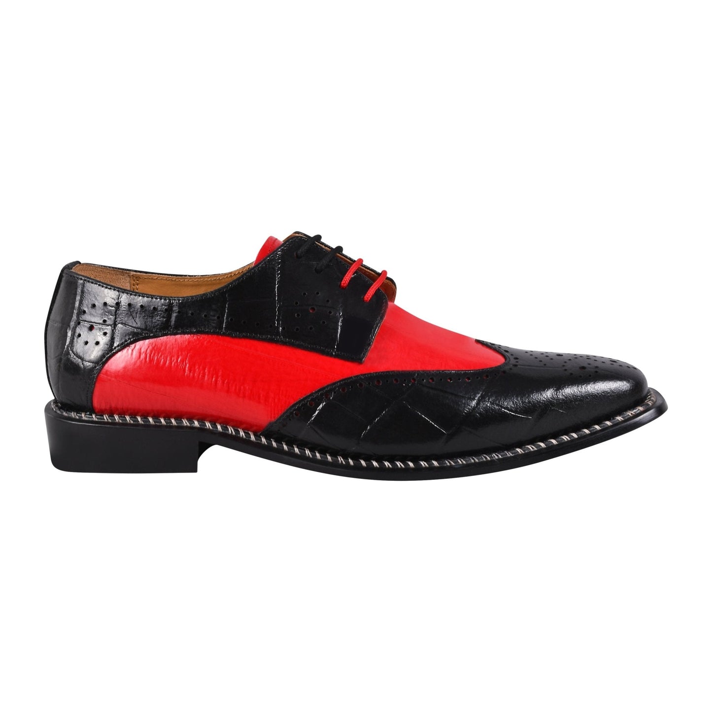 Boyka Leather Red Bottom Oxford Style Dress Shoes