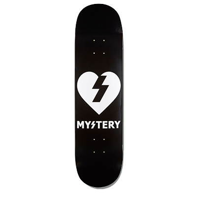 Mystery Team Heart Deck Black 8.25