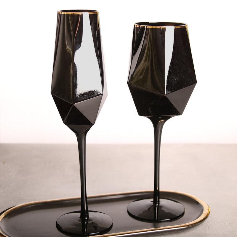 Geometric Elegance: Discover the Charm of Decorative Wine Glasses