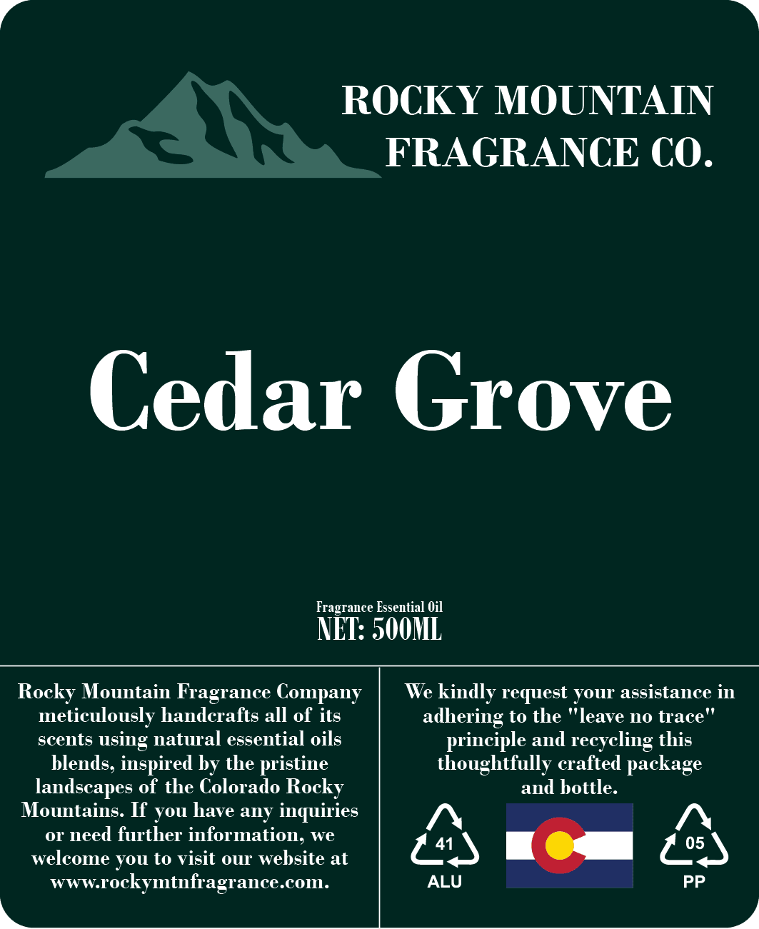 Cedar Grove Fragrance Oil