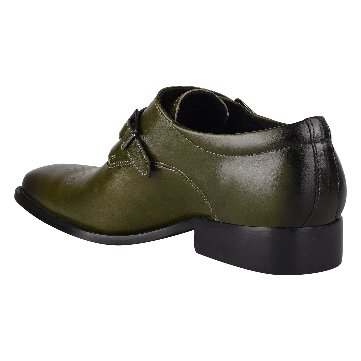 Chatswood Leather Oxford Style Monk Straps