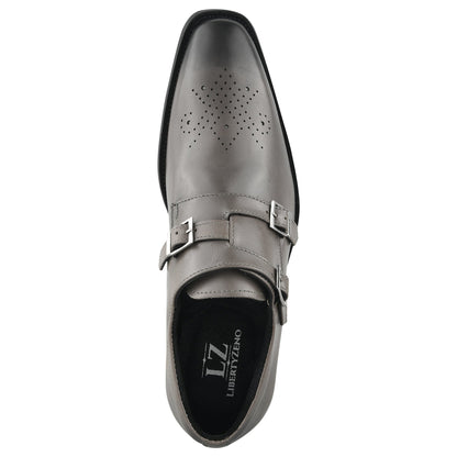 Chatswood Leather Oxford Style Monk Straps