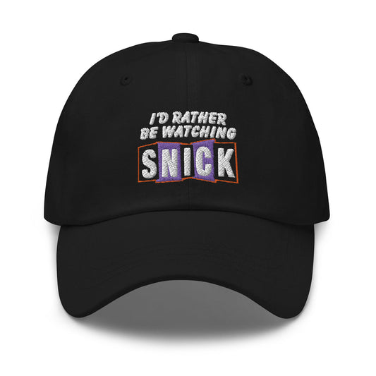 Rather Be Watching Snick Hat • Black