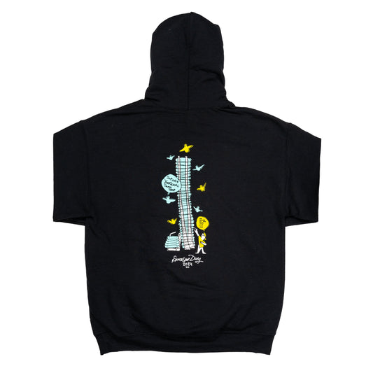 Skateshop Day 2024 X Faith “Deck Wall” Hooded Sweatshirt - Black