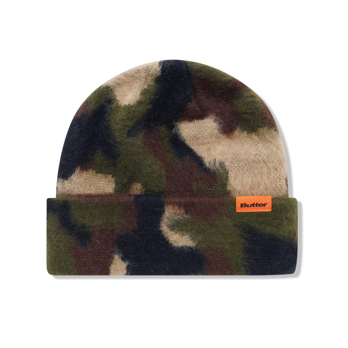 Butter Goods Mohair Camo Cuff Beanie