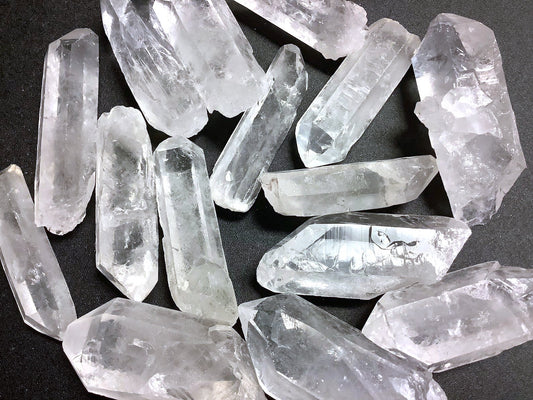 Clear Quartz Crystal Points (5 Kilos)(11 Lbs) Wholesale Bulk Lot Brazil Raw Crystals